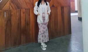 Floral Print Skirt