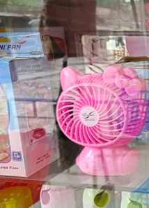 Cute Pink Hello Kitty Mini Fan