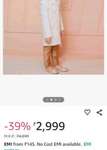 ✨Sherwani Set For kids 3 - 4 Years Old _LIKE NEW❗✅