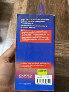Oxford Learner’s Pocket Dictionary