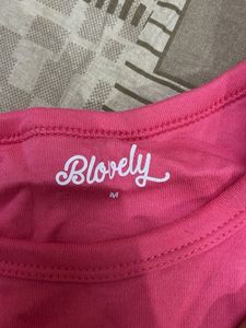 Pink Cropped Tee