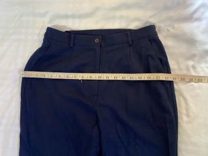 High rise Navy Blue Wide Leg Pants Waist 30