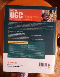 NTA UGC /NET/JRF/SET -SOCIAL WORK