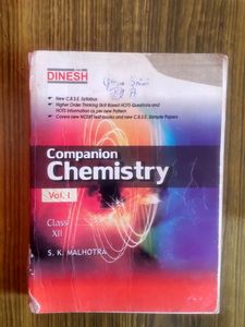 Class-12 Chemistry Dinesh Vol-1