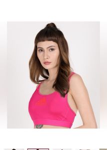 ADIDASWomen Sports Lightly Padded Bra (Pink)
