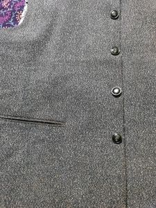 Charcoal Nehru Jacket For Men - 3xl (46inch)