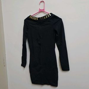 Mohito Bodycon dress with neck embellishments