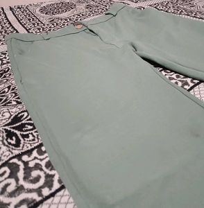 Green Casual Pants