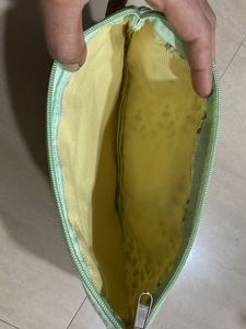 Embroidered Floral Pouch