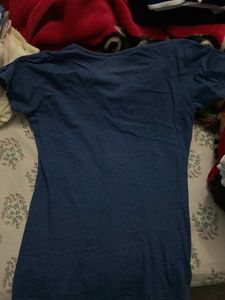Blue V-Neck T-Shirt