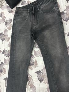 Rare Rabbit Grey Denim Jeans