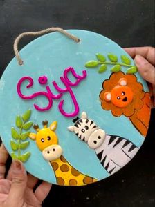 Kids 3D Custom Name Board 🌞