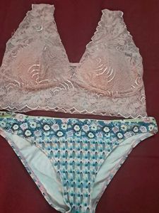 combo Of Four  bralet n panty  comb