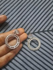 Sparkling Circle Earrings
