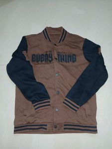 Vintage Brown Varsity Jacket
