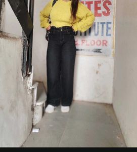 bagyy greeish×balck  jeans