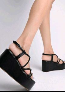 Strappy Wedge Heels