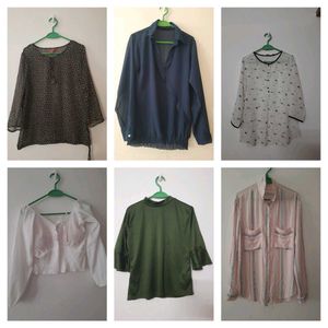 6 Top Shirt Office College Party Occasion Wear
