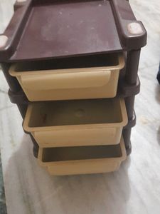 Shrigana 3 Layer Multipurpose Drawer Organizer Desk Chests Box Drawer Unit Organizer Small Size ND Very Preety