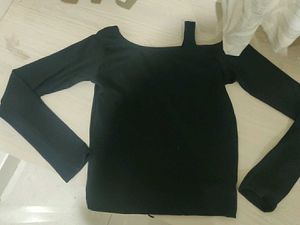 One Hand Off-Shoulder Shirt