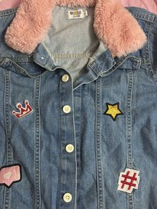 Denim Jacket with Patches