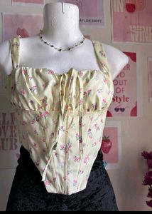 Floral Corset Top