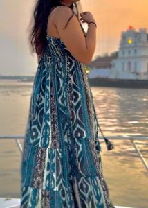 Adjustable Strap Maxi Dress