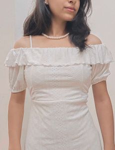 White Off-Shoulder Dress