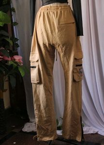 Beige Cargo Pants