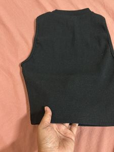 Black Crop Top