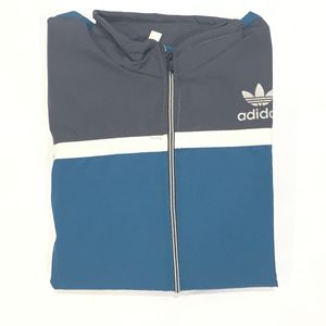 Adidas Cyan &amp; Black Zipper Jacket Chest Size 41