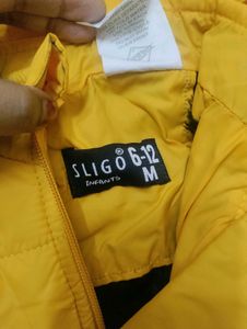 Yellow Jacket With Hoodie