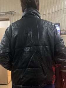 H&amp;M Divided Leather Jacket With Size S