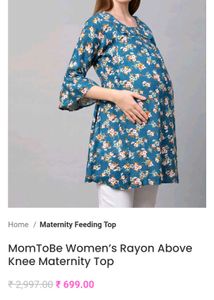 Maternity Top Above Knee (XL Size)