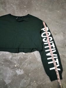 H&amp;M Crop Sweatshirt