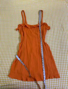Cute Orange Dress Fits S/M