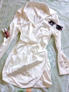 Satin Shirt Dress ✨