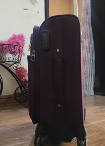 American Tourister Purple Medium Trolley Suitcase