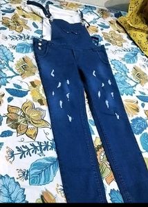 Brand New Jumpsuit With White T-shirt