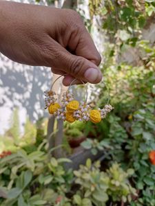 Handmade Haldi Earrings