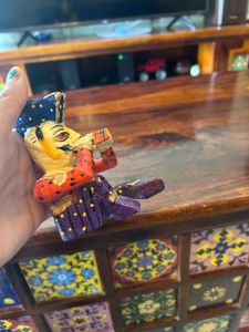 Wooden Rajasthani Musician Doll