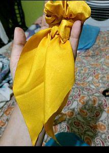 Yellow Ribbon Scrunchie