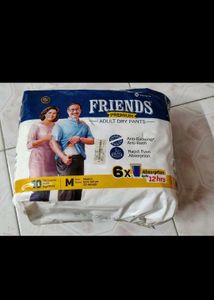 Friends Adult Diaper  Pants - Quantity 8