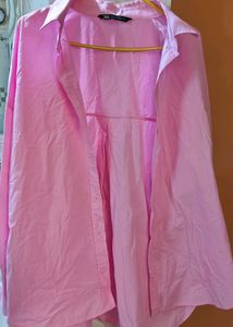 Baby Pink Oversized Shirt