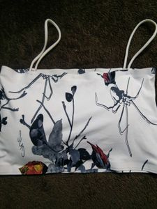 floral padded bralette top