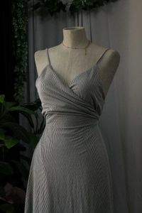 Mango Grey Wrap Dress