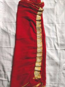 Black And Red Dupatta