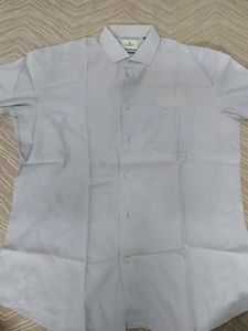 Light Blue Dress Shirt - Men's Size L
