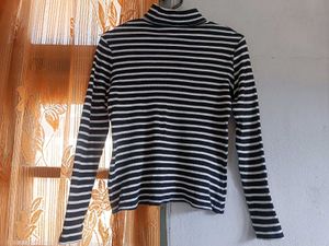 Turtle Neck Stripped Shirt