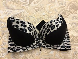 Leopard Print Bra &amp; Lace Panty Set